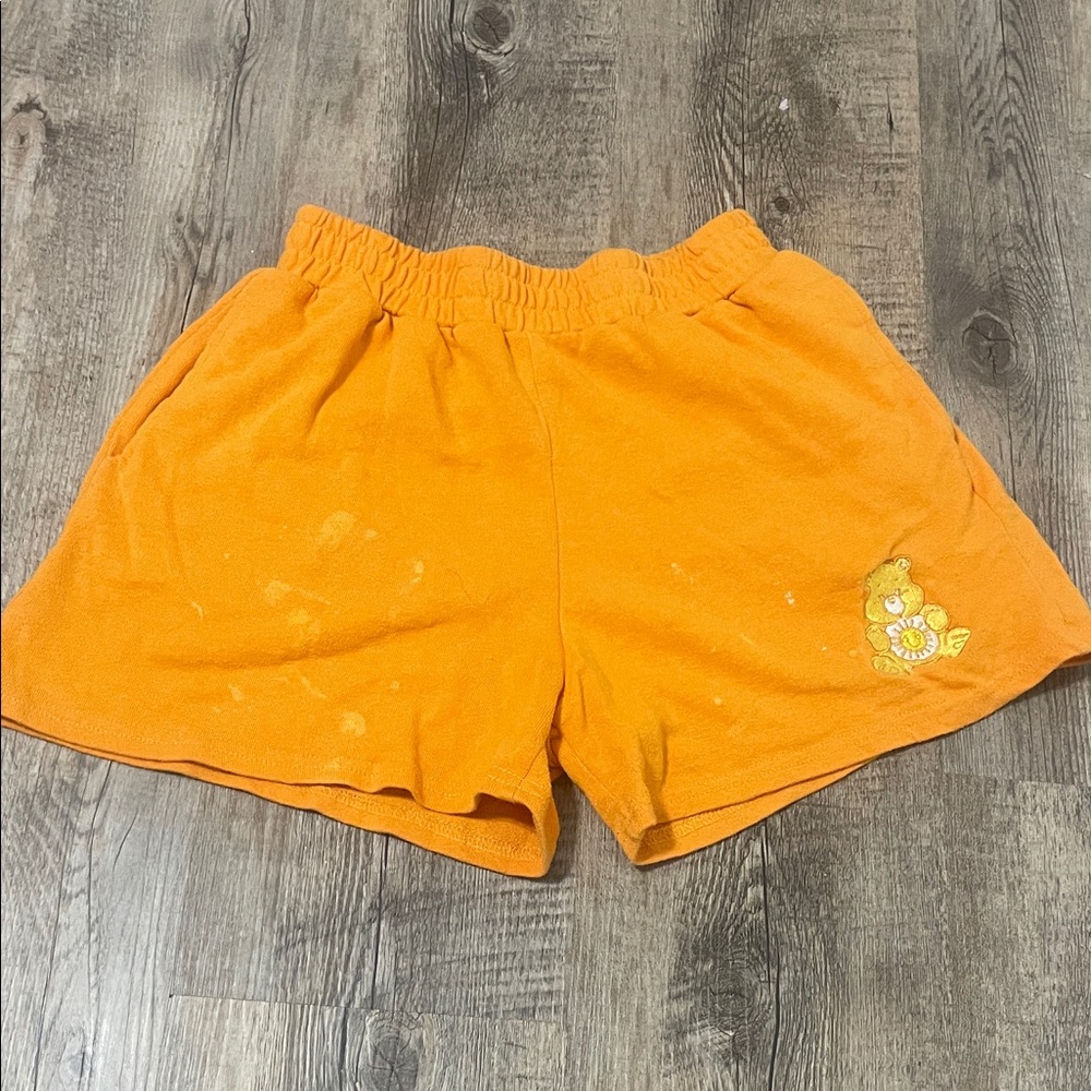 Care Bears Orange Terry Cloth Shorts